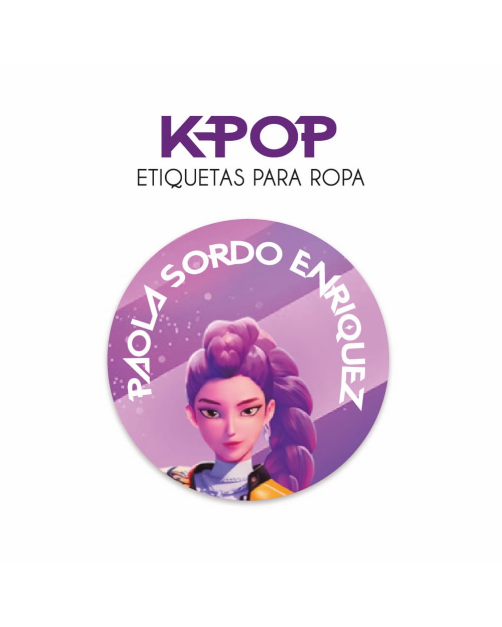 Ropa K-POP-Etiquetas Para Ropa Ropa K-POP-Etiquetas Para Ropa