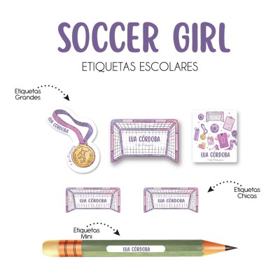 Escuela Adheribles Soccer Girl
