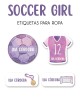 Ropa Soccer Girl-Etiquetas Para Ropa