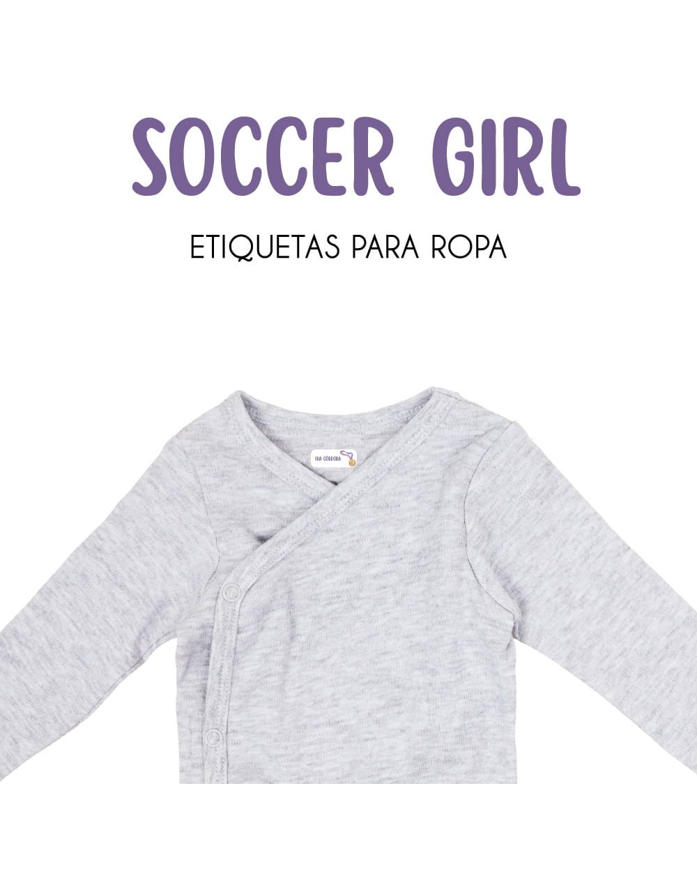 Ropa Soccer Girl-Etiquetas Para Ropa