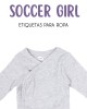Ropa Soccer Girl-Etiquetas Para Ropa