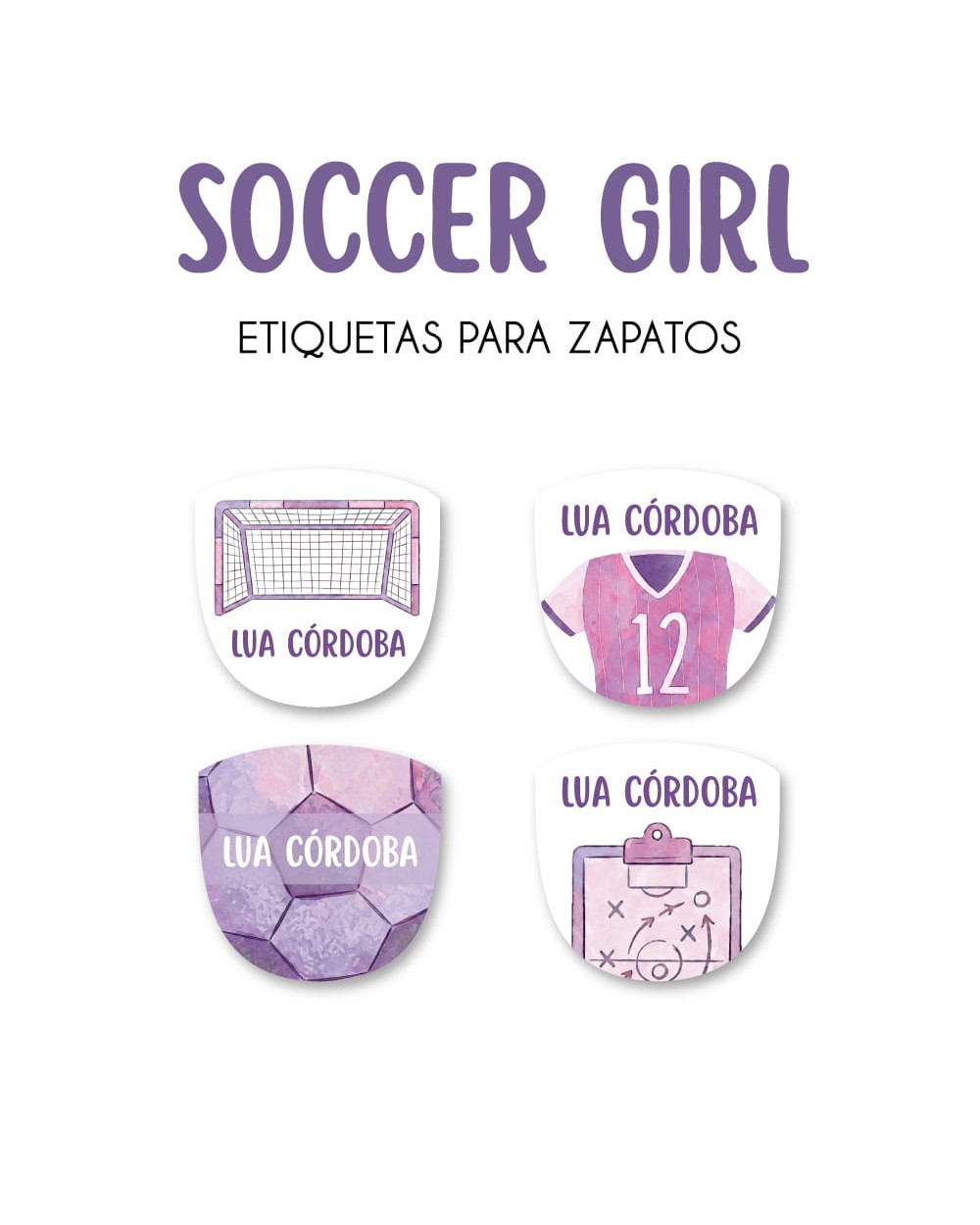 Pack Escuela y Zapatos Soccer Girl | Pack Adheribles y Zapatos Pack Escuela y Zapatos Soccer Girl | Pack Adheribles y Zapatos