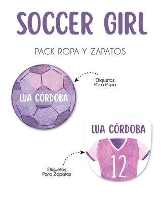 Pack Ropa y Zapatos Soccer Girl