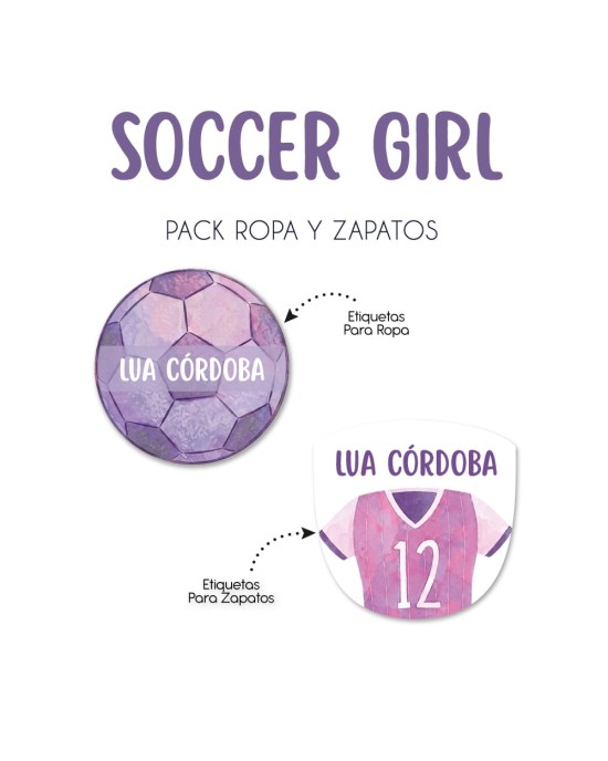 Pack Ropa y Zapatos Soccer Girl | Pack Ropa y Zapatos
