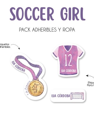 Pack Ropa y Escuela Soccer Girl