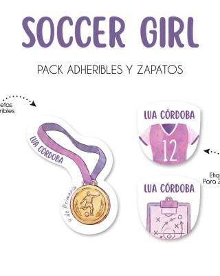 Pack Escuela y Zapatos Soccer Girl