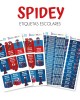 Escuela Adheribles Spidey-Etiquetas Para Escuela