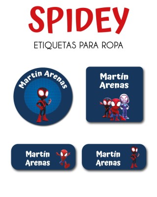 Ropa ADHERIBLES Spidey 