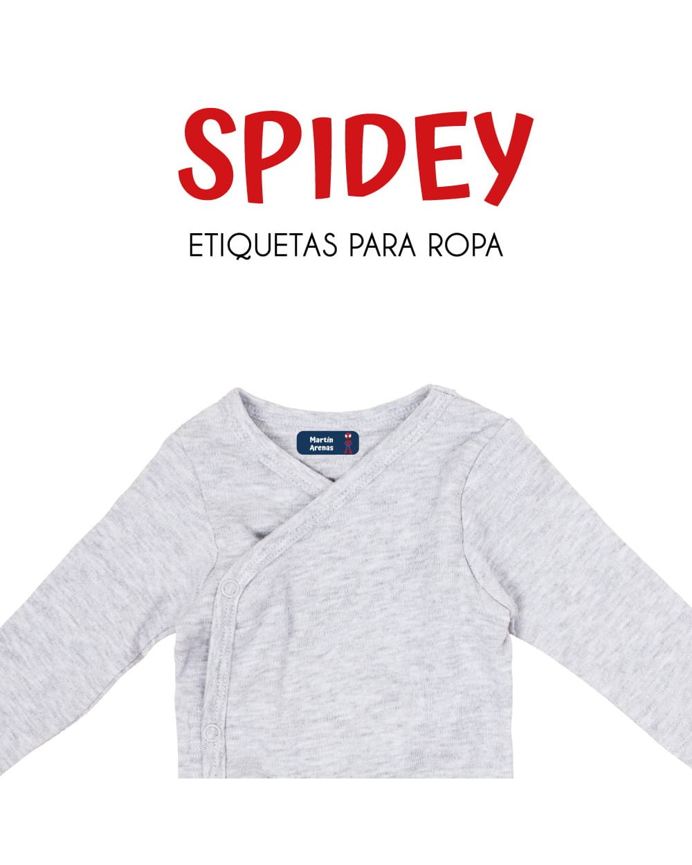 Ropa Spidey - Etiquetas Para Ropa Ropa Spidey - Etiquetas Para Ropa