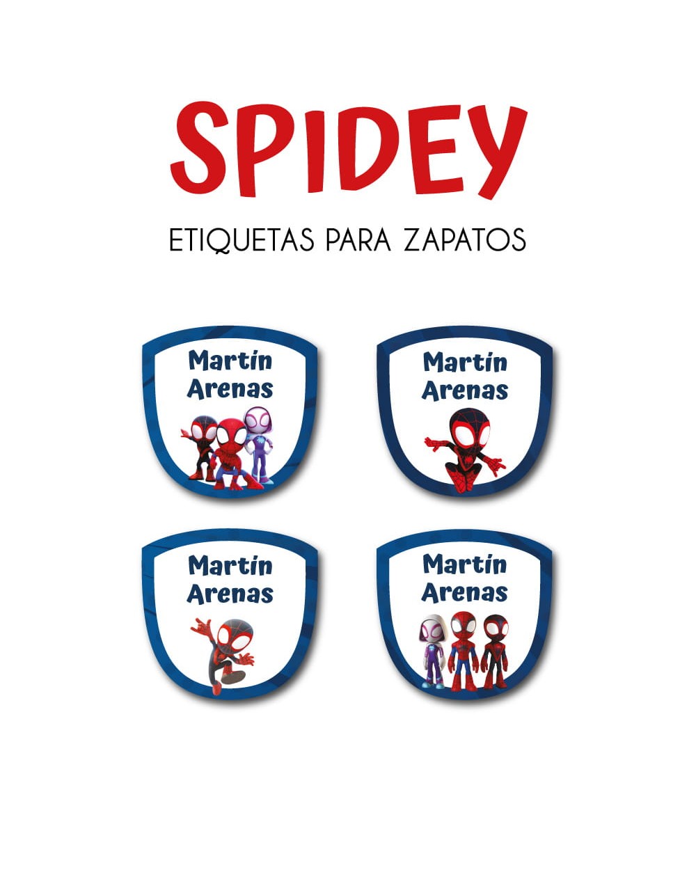 Pack Premium Ropa, Zapatos y Escuela Spidey