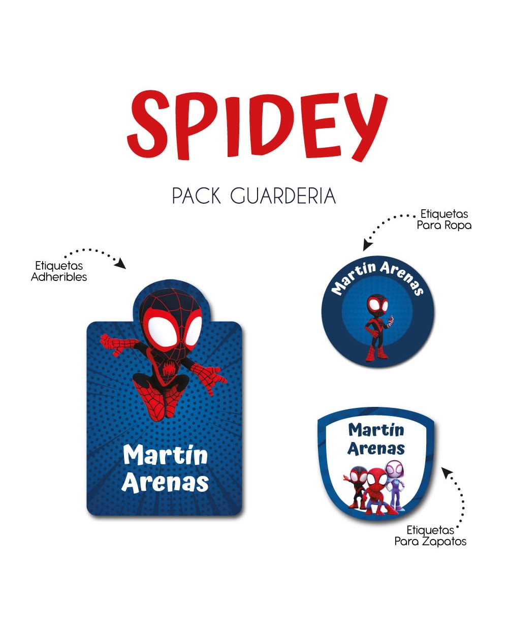 Pack Guardería Spidey | Pack Guarderia Pack Guardería Spidey | Pack Guarderia