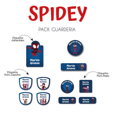 Pack Guardería Spidey Pack Guardería Spidey