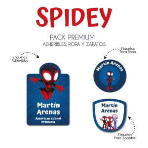 Pack Premium Ropa, Zapatos y Escuela Spidey