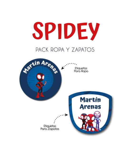 Pack Ropa y Zapatos Spidey | Pack Ropa y Zapatos