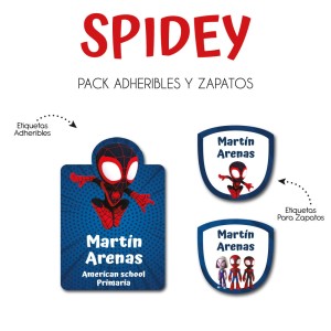 Pack Escuela y Zapatos Spidey