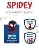 Pack Escuela y Zapatos Spidey | Pack Adheribles y Zapatos