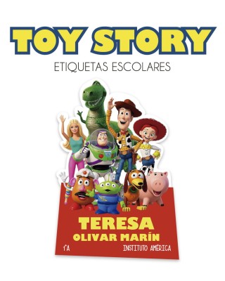 Escuela Adheribles Toy Story
