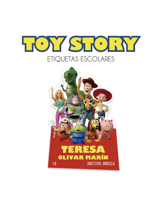 Guarderia Toy Story| Etiquetas Para Guarderia