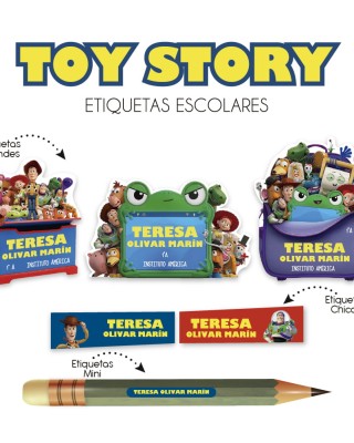 Escuela Adheribles Toy Story