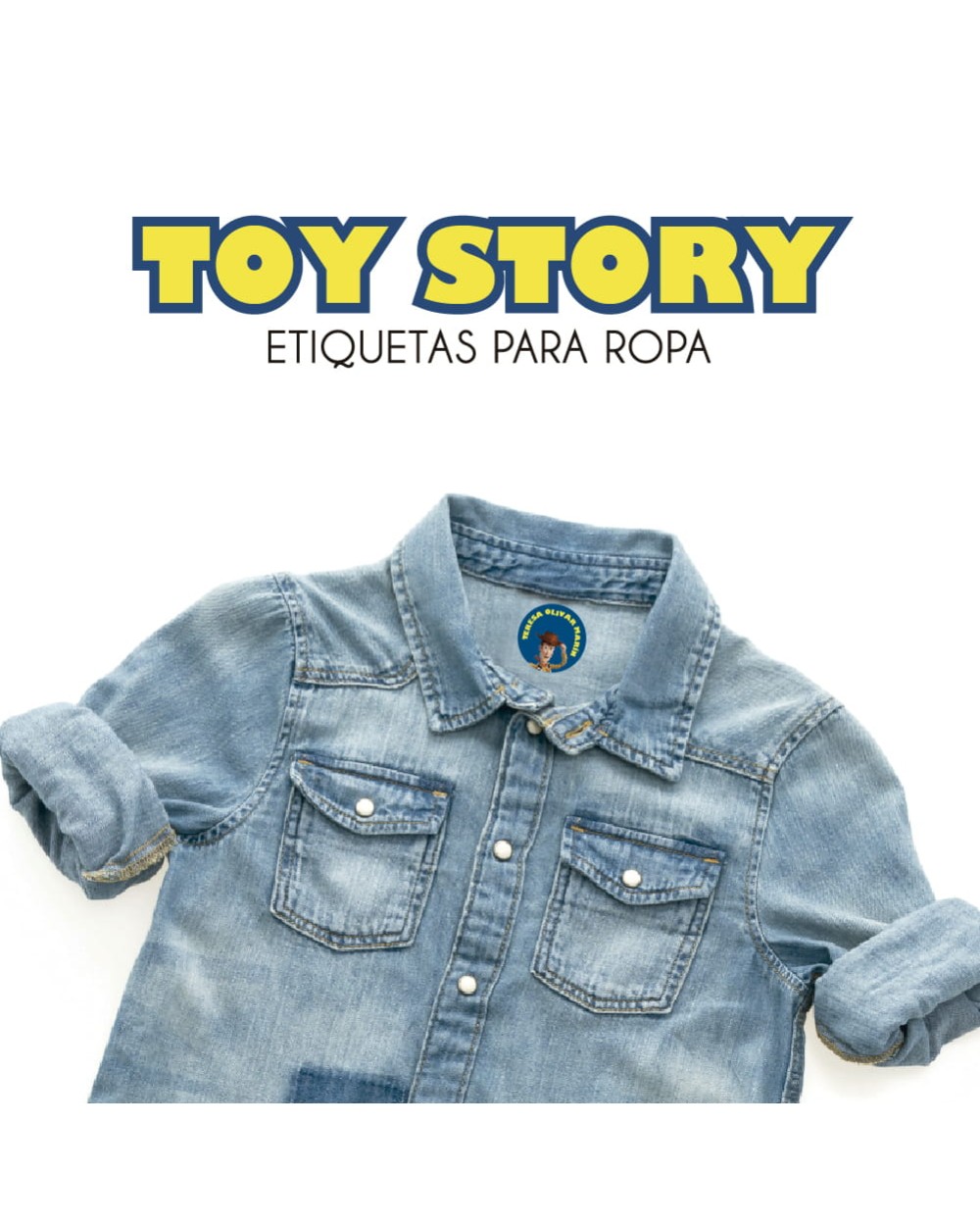 Ropa Toy Story-Etiquetas Para Ropa
