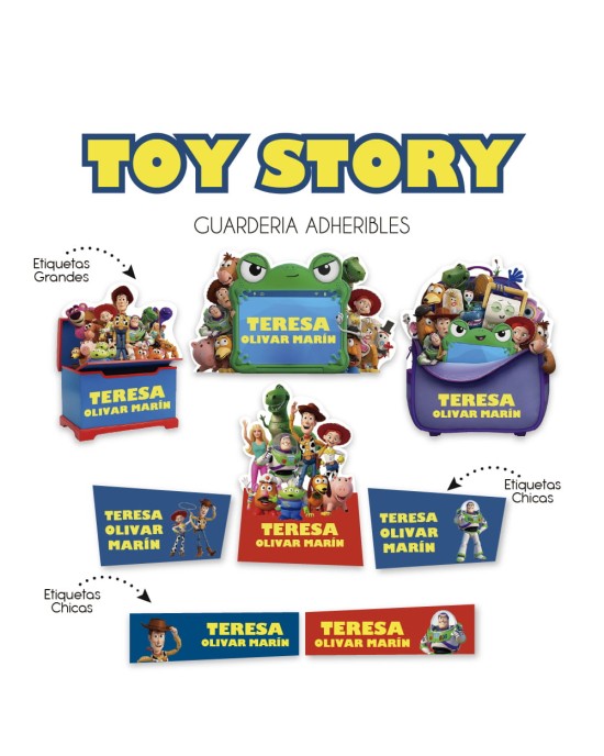 Guarderia Toy Story| Etiquetas Para Guarderia