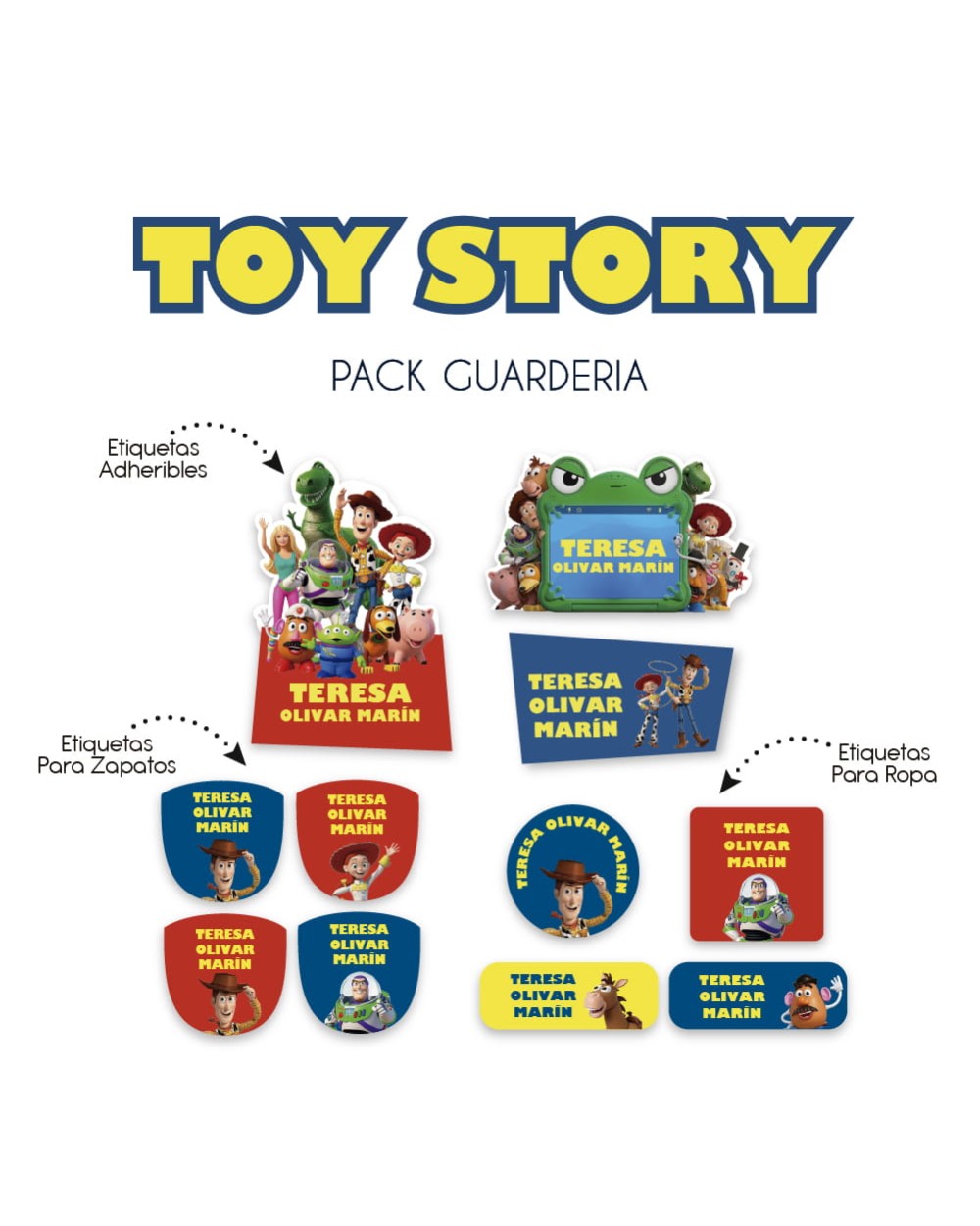 Pack Guardería Toy Story | Pack Guarderia Pack Guardería Toy Story | Pack Guarderia