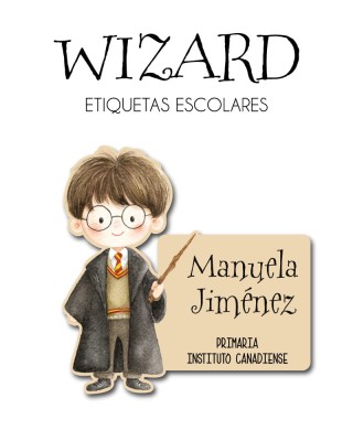 Pack Ropa y Escuela Wizard