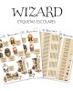 Escuela Adheribles Wizard-Etiquetas Para Escuela