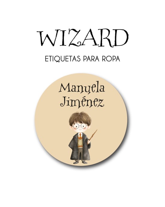 Pack Ropa y Escuela Wizard | Pack Ropa y Adheribles
