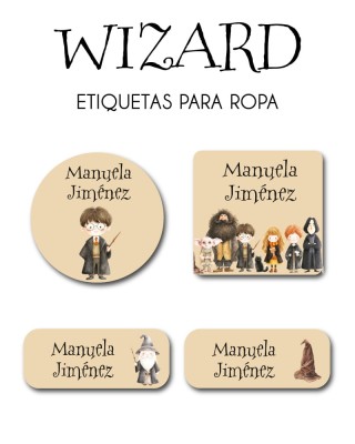 Ropa PEGA & LISTO Wizard 