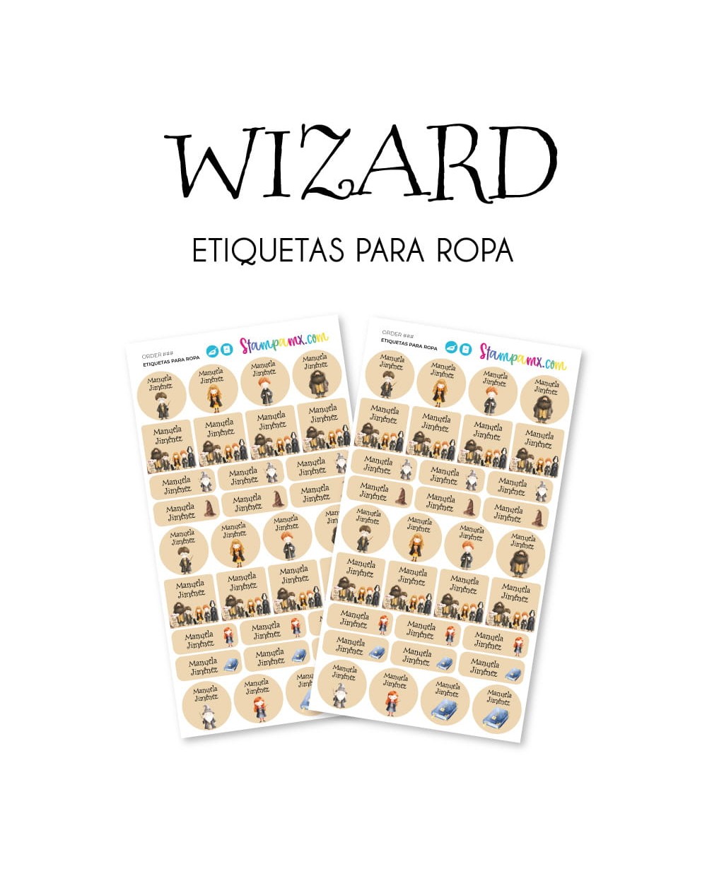 Ropa Wizard-Etiquetas Para Ropa Ropa Wizard-Etiquetas Para Ropa