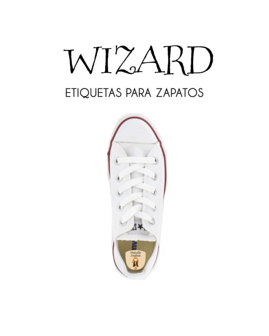 Paquete de etiquetas para Zapato Wizard