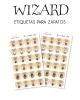 Paquete de etiquetas para Zapato Wizard
