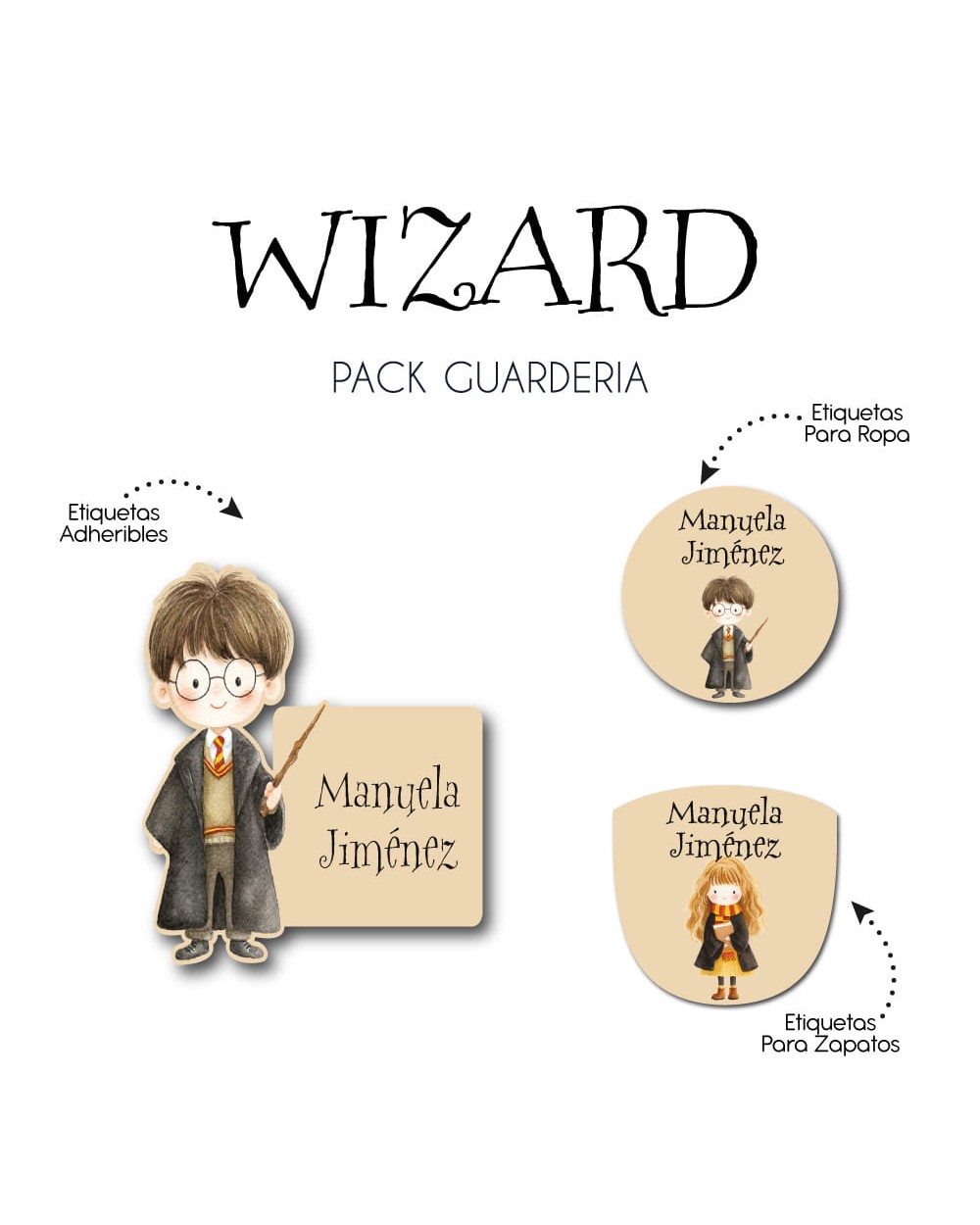 Pack Guardería Wizard | Pack Guarderia Pack Guardería Wizard | Pack Guarderia