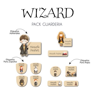 Pack Guardería Wizard Pack Guardería Wizard