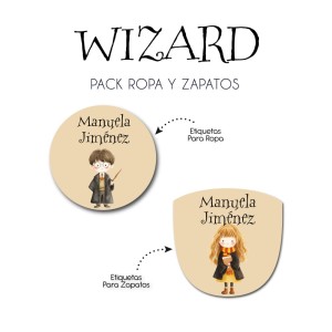 Pack Ropa y Zapatos Wizard