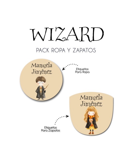 Pack Ropa y Zapatos Wizard | Pack Ropa y Zapatos