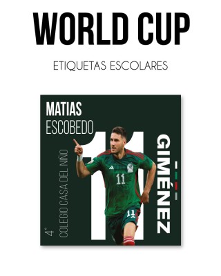 Pack Premium Ropa, Zapatos y Escuela World Cup