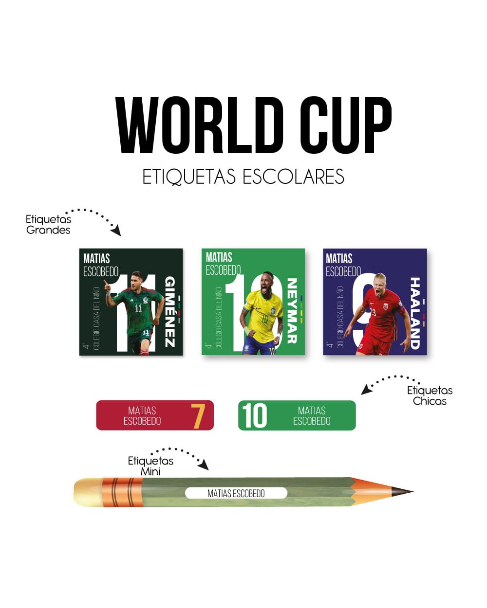 Pack Premium Ropa, Zapatos y Escuela World Cup