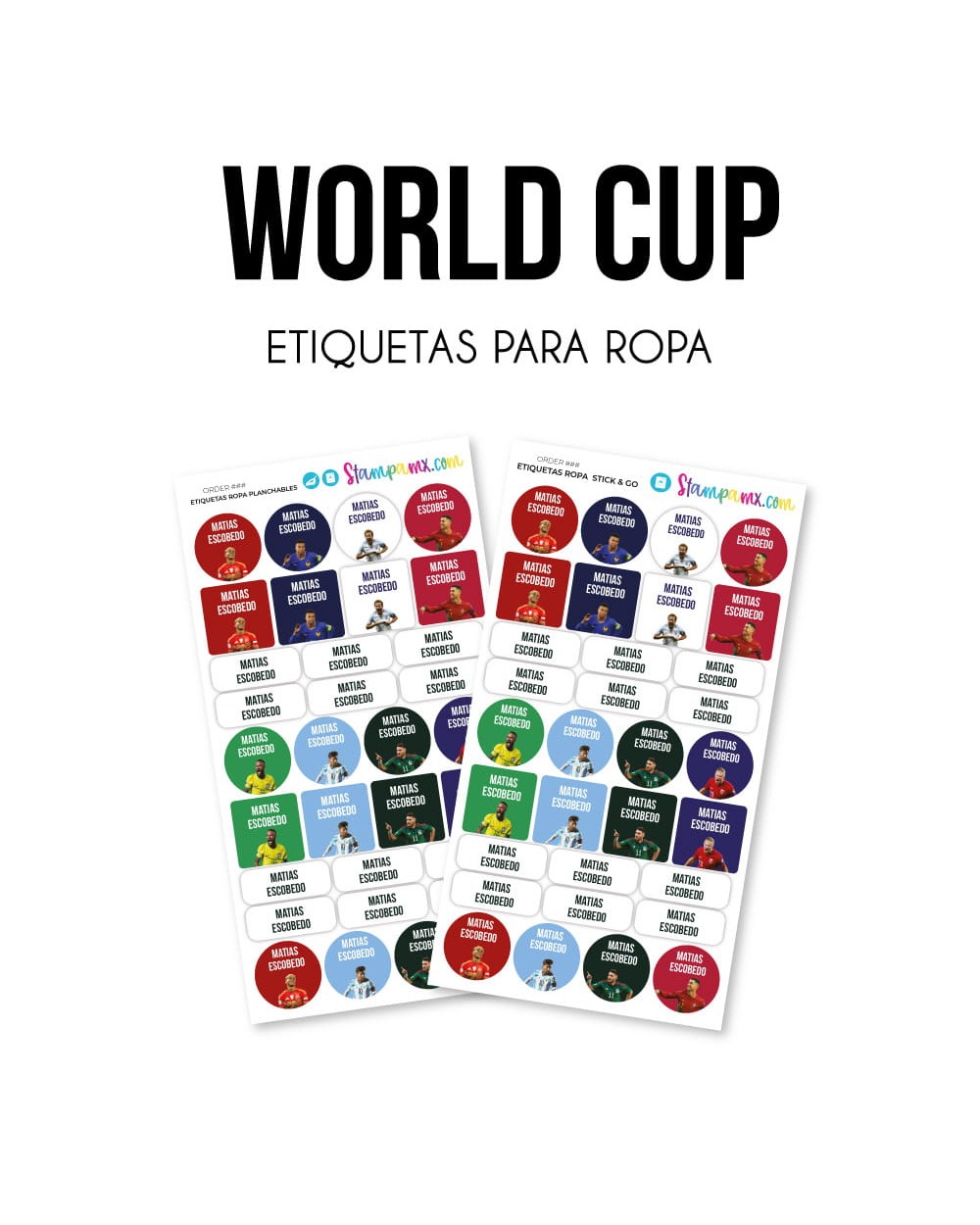 Ropa World Cup - Etiquetas Para Ropa Ropa World Cup - Etiquetas Para Ropa