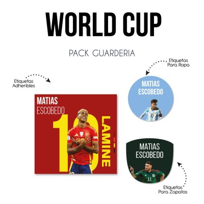 Pack Guardería World Cup