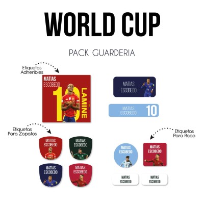 Pack Guardería World Cup