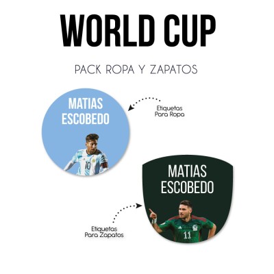Pack Ropa y Zapatos World Cup