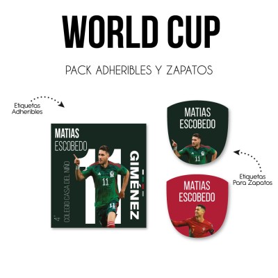 Pack Escuela y Zapatos World Cup