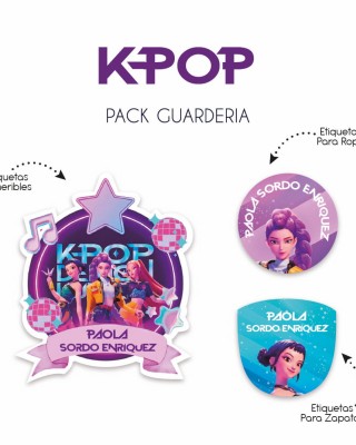 Pack Guardería K-POP