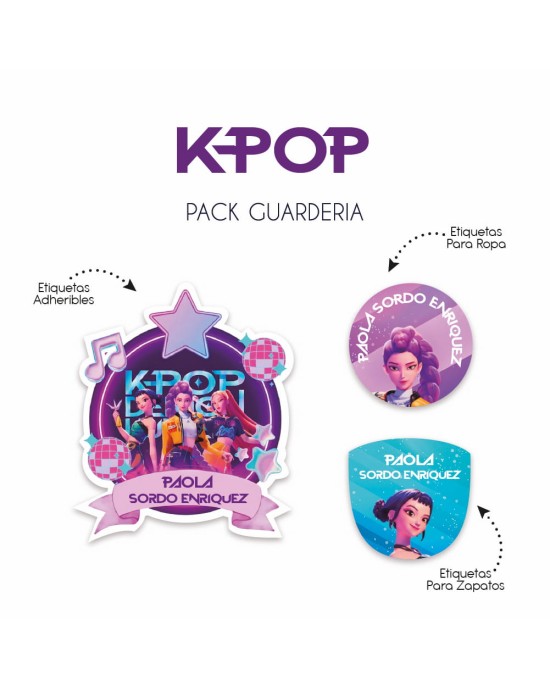 Pack Guardería K-POP | Pack Guarderia