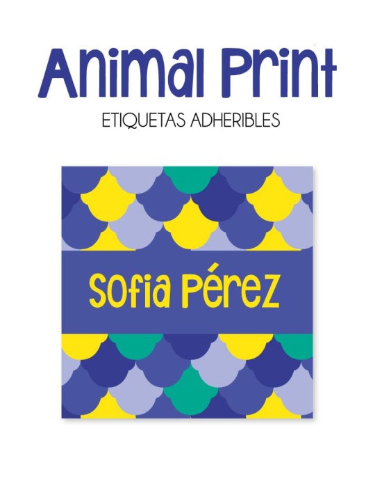 Pack Guardería Animal Print