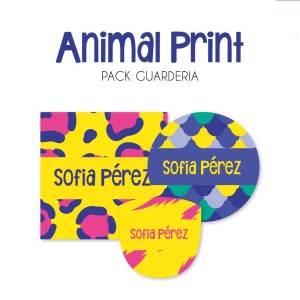 Pack Guardería Animal Print