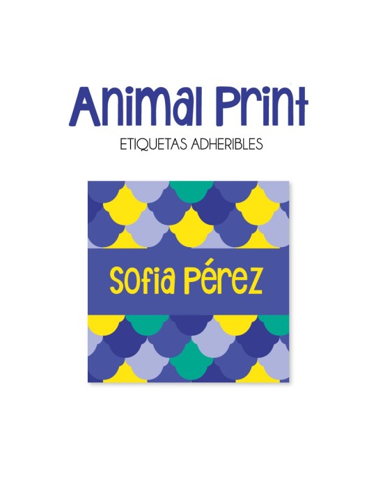 Pack Guardería Animal Print | Pack Guarderia