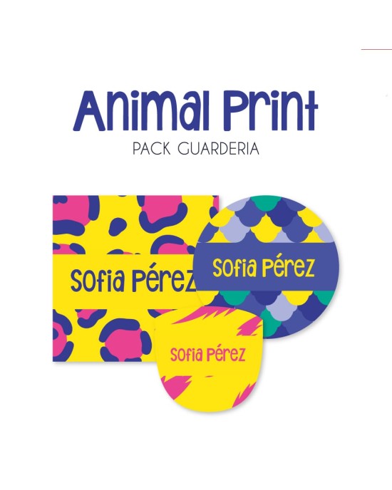 Pack Guardería Animal Print | Pack Guarderia